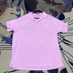 Lightly worn, pink polo